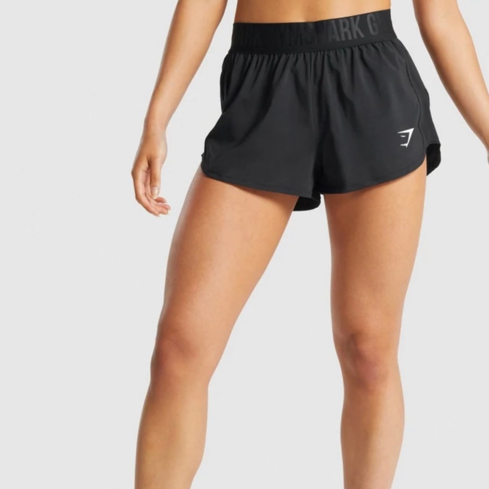 Gymshark black loose fit training short